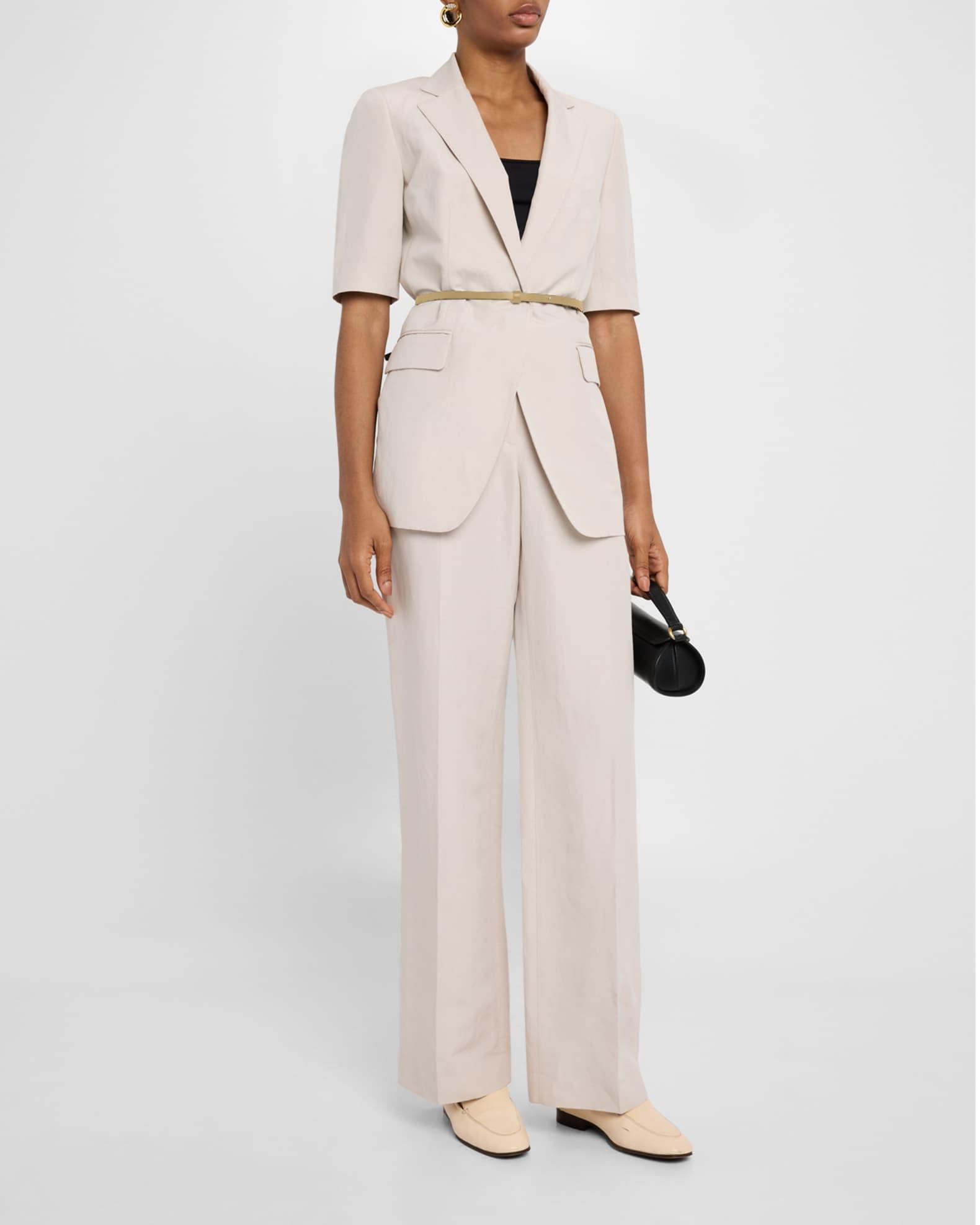 Belted Wrap-Front Blazer Product Image