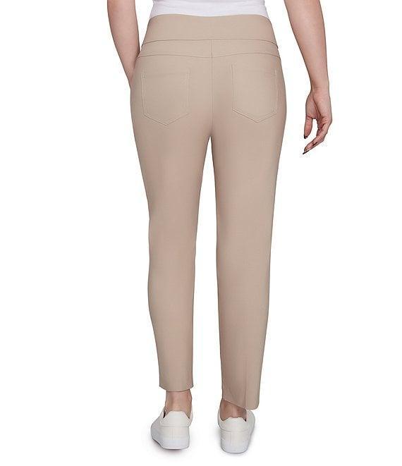 Ruby Rd. Silk Tech Straight Leg Pull-On Ankle Pants Product Image