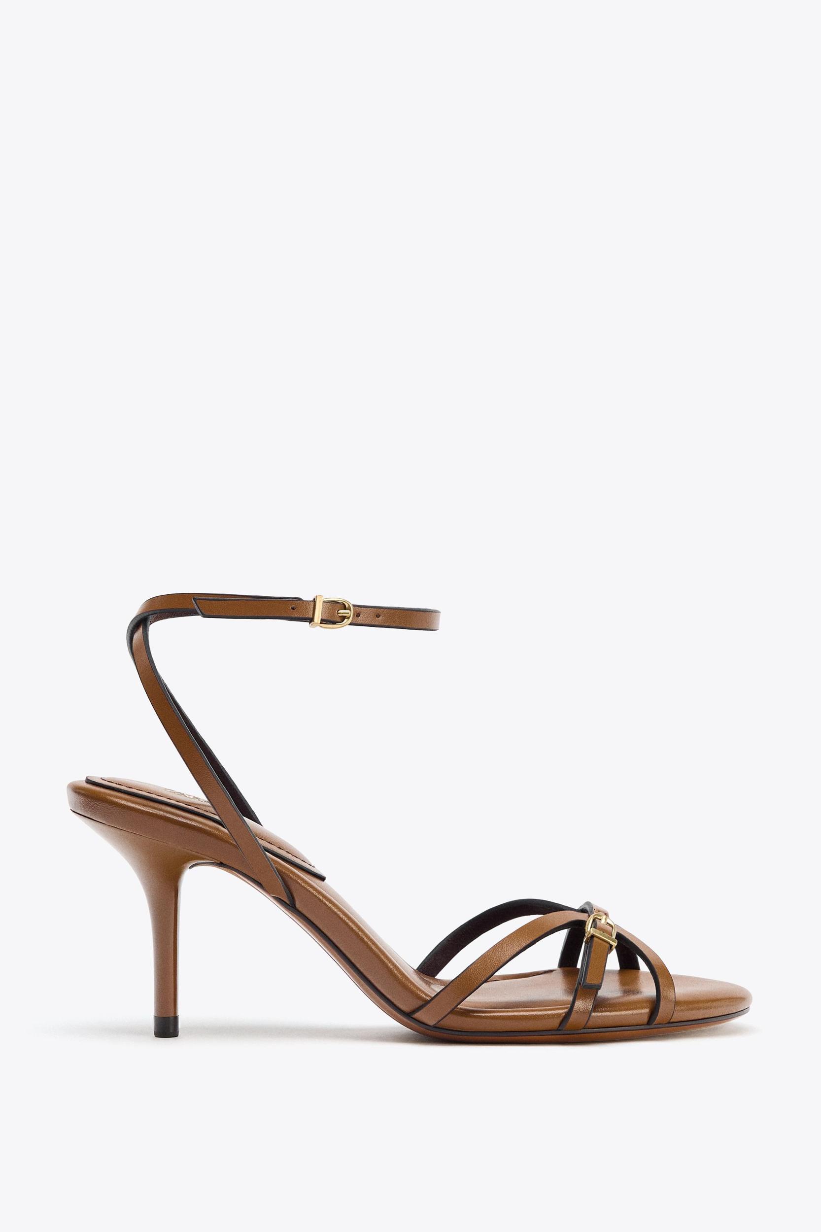 STRAPPY HEELED SANDALS Product Image
