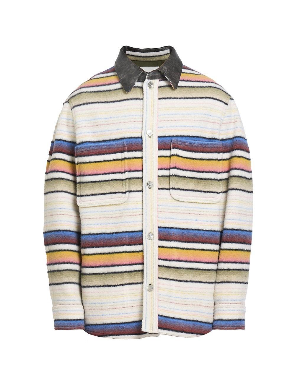 Mens Duncan Striped Wool-Blend Jacket Product Image