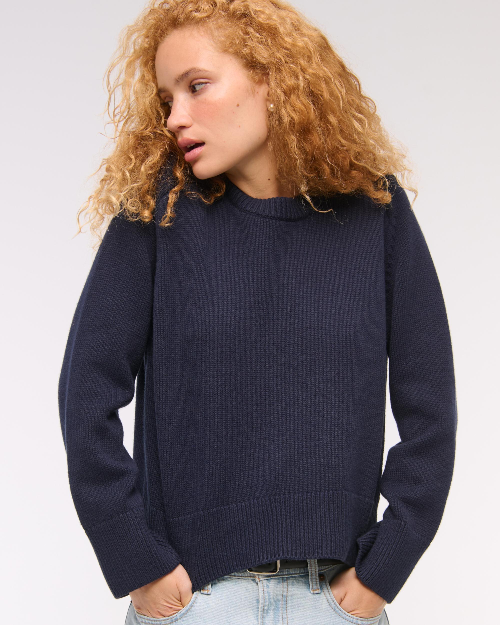 The A&F Madeline Crew Sweater Product Image