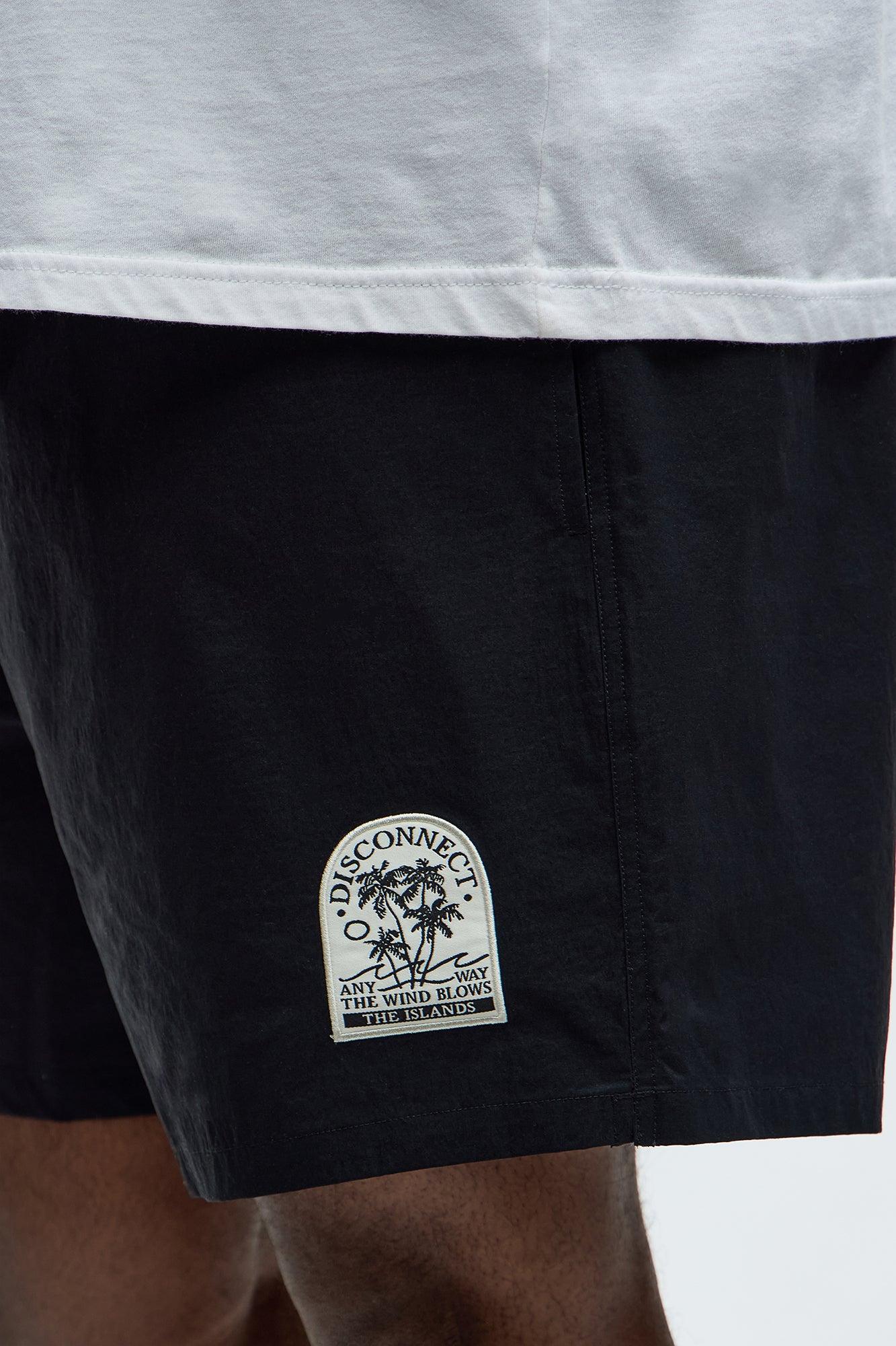 Tropical Disconnect Swim Classic Trunk - Black Product Image