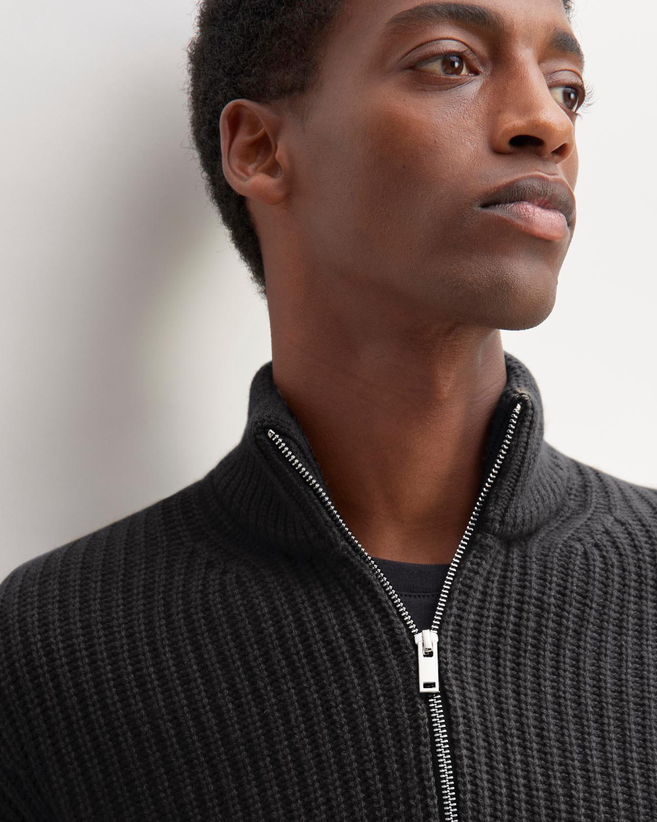 Mens Felted Merino Half-Zip Sweater by Everlane Product Image