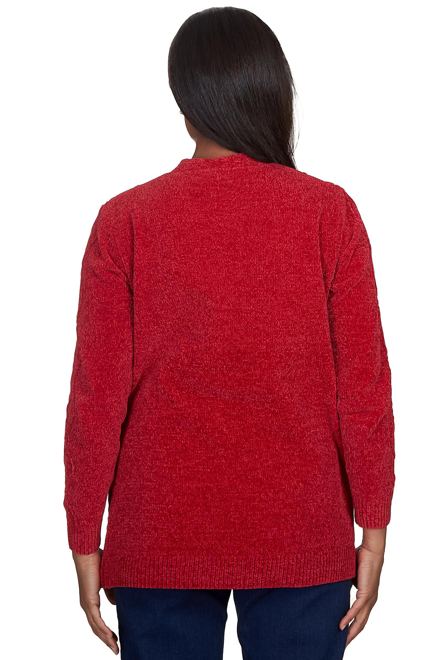 Chenille Long Open Cardigan Product Image