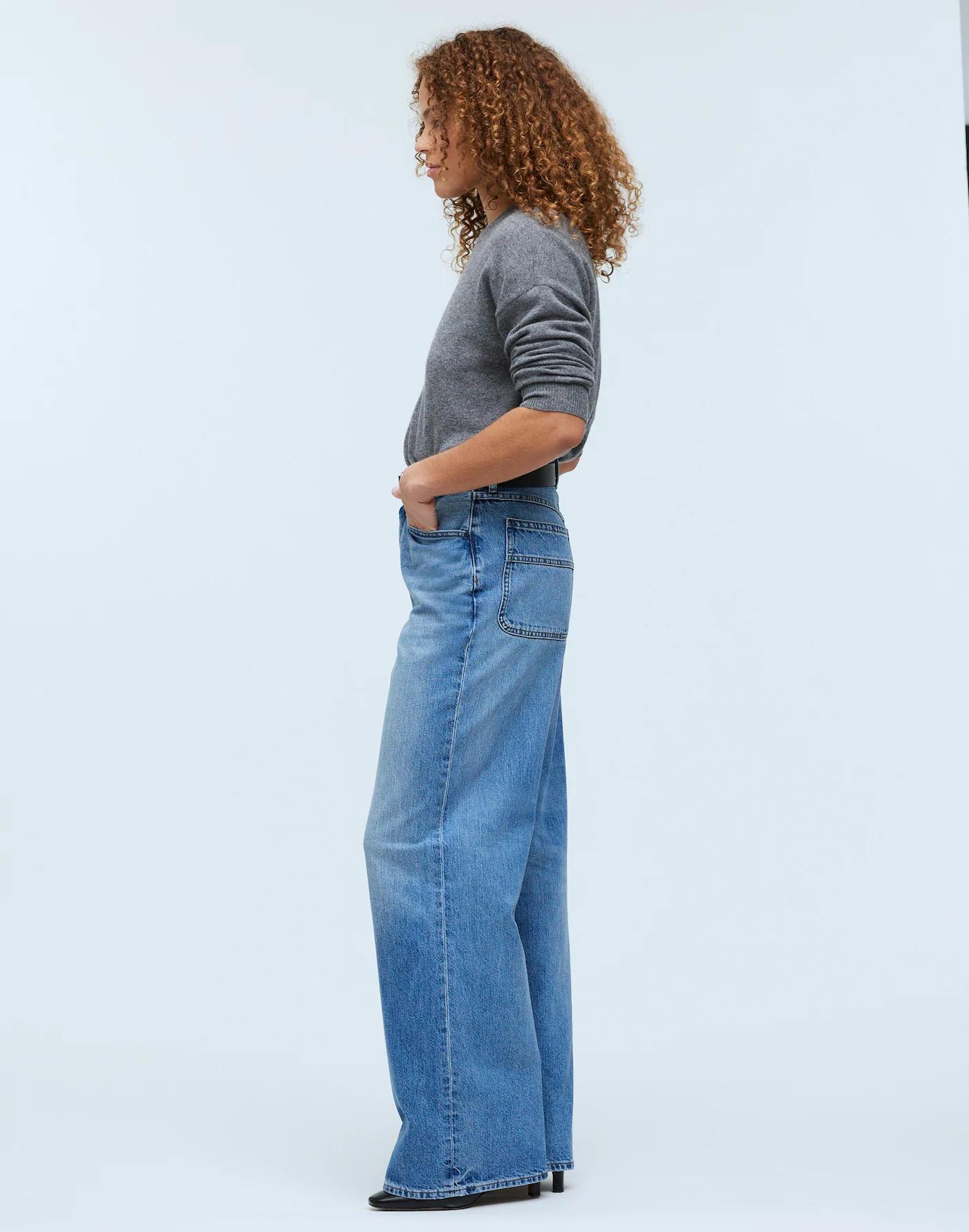 Madewell x Kaihara Superwide-Leg Jeans Product Image