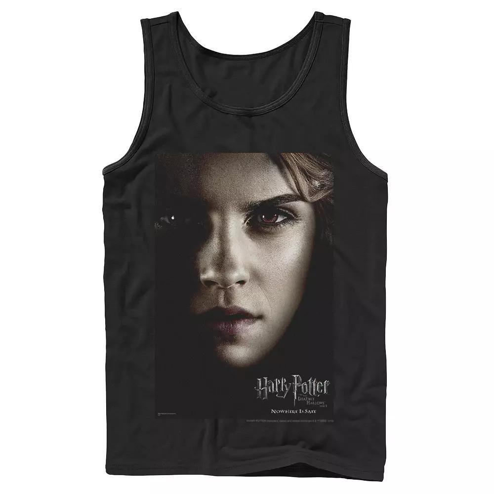 Men's Harry Potter Deathly Hallows Hermione Character Poster Graphic Tank Top,  Product Image