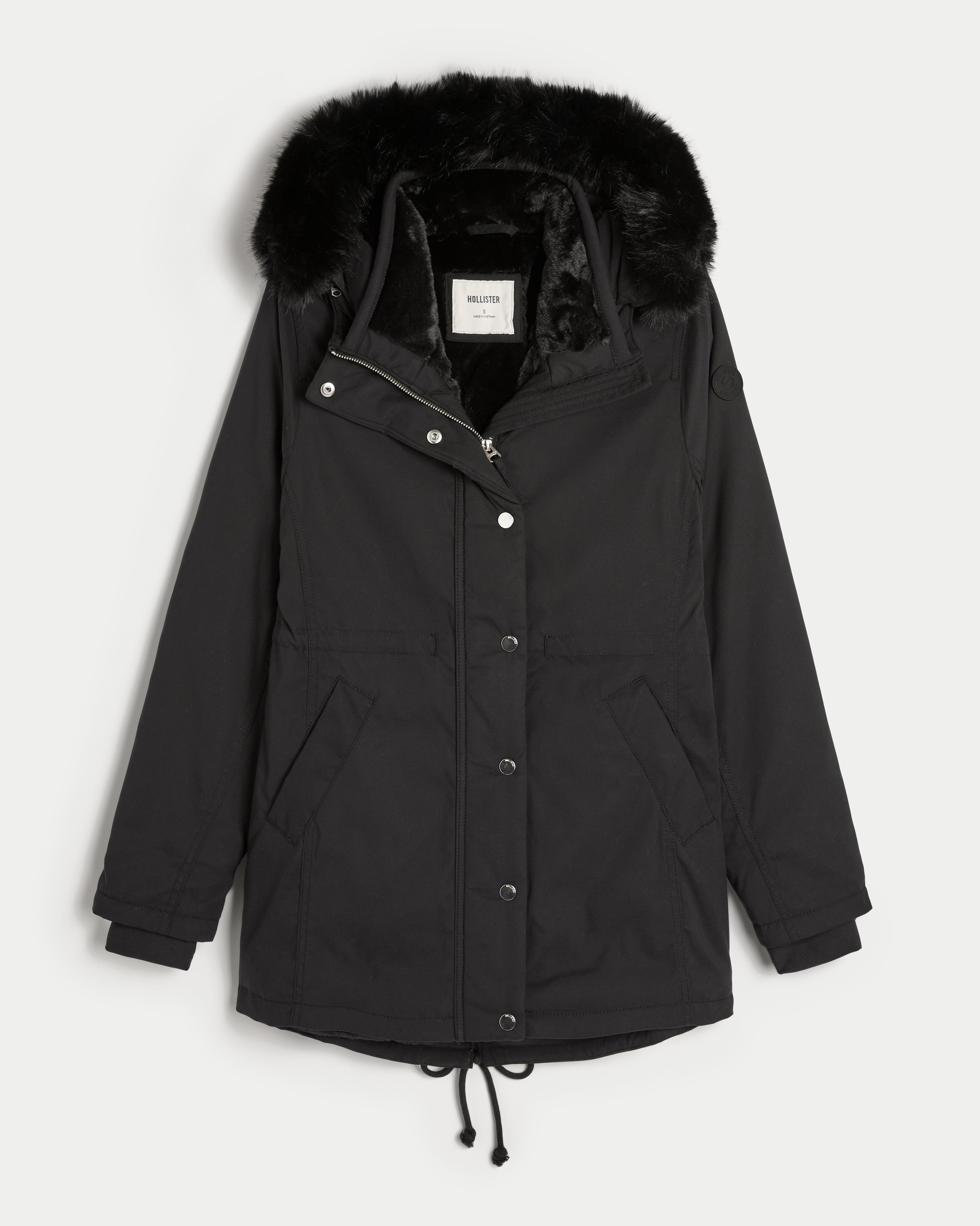 Faux Fur-Lined Parka Product Image