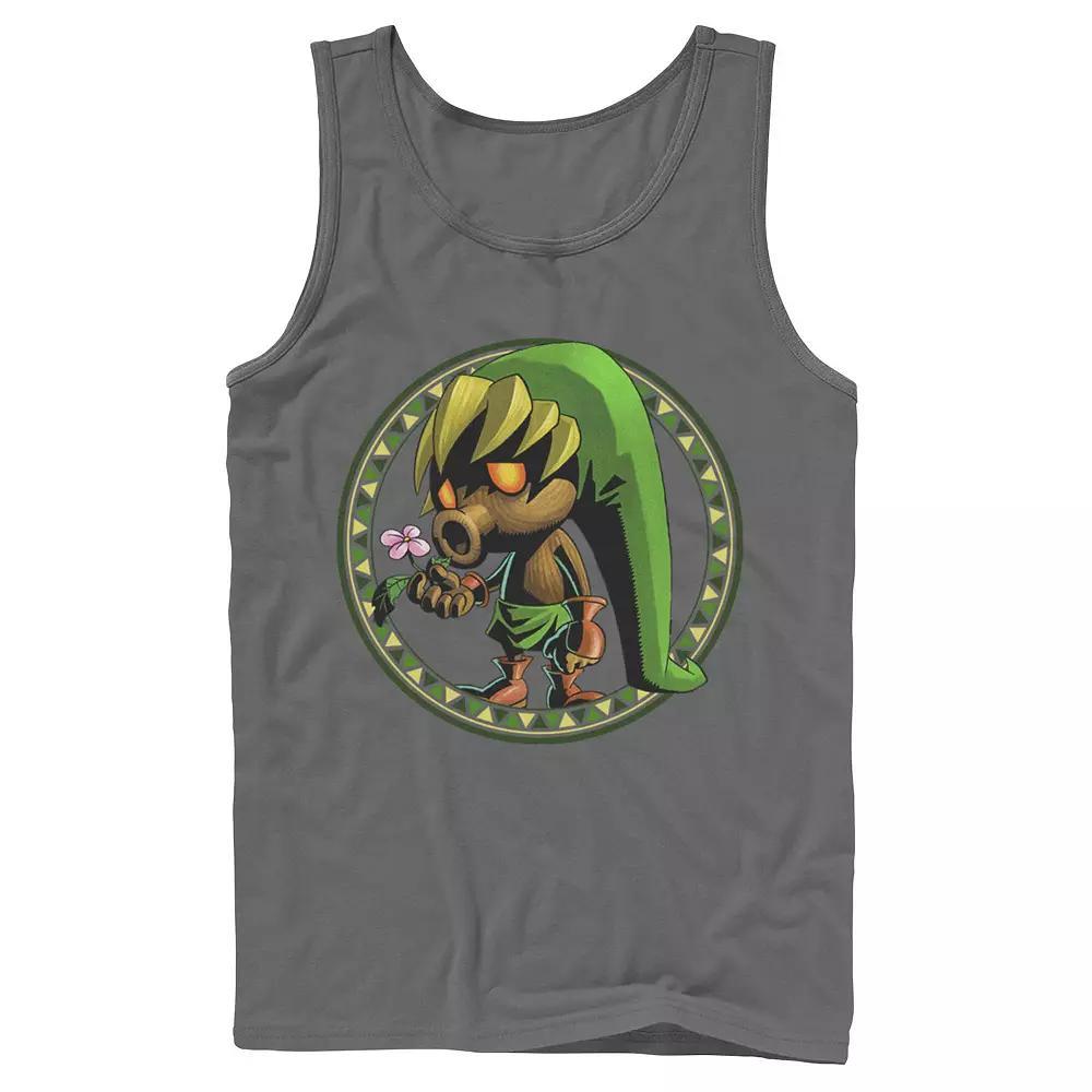 Men's The Legend Of Zelda Deku Mask Link Tank Top,  Product Image