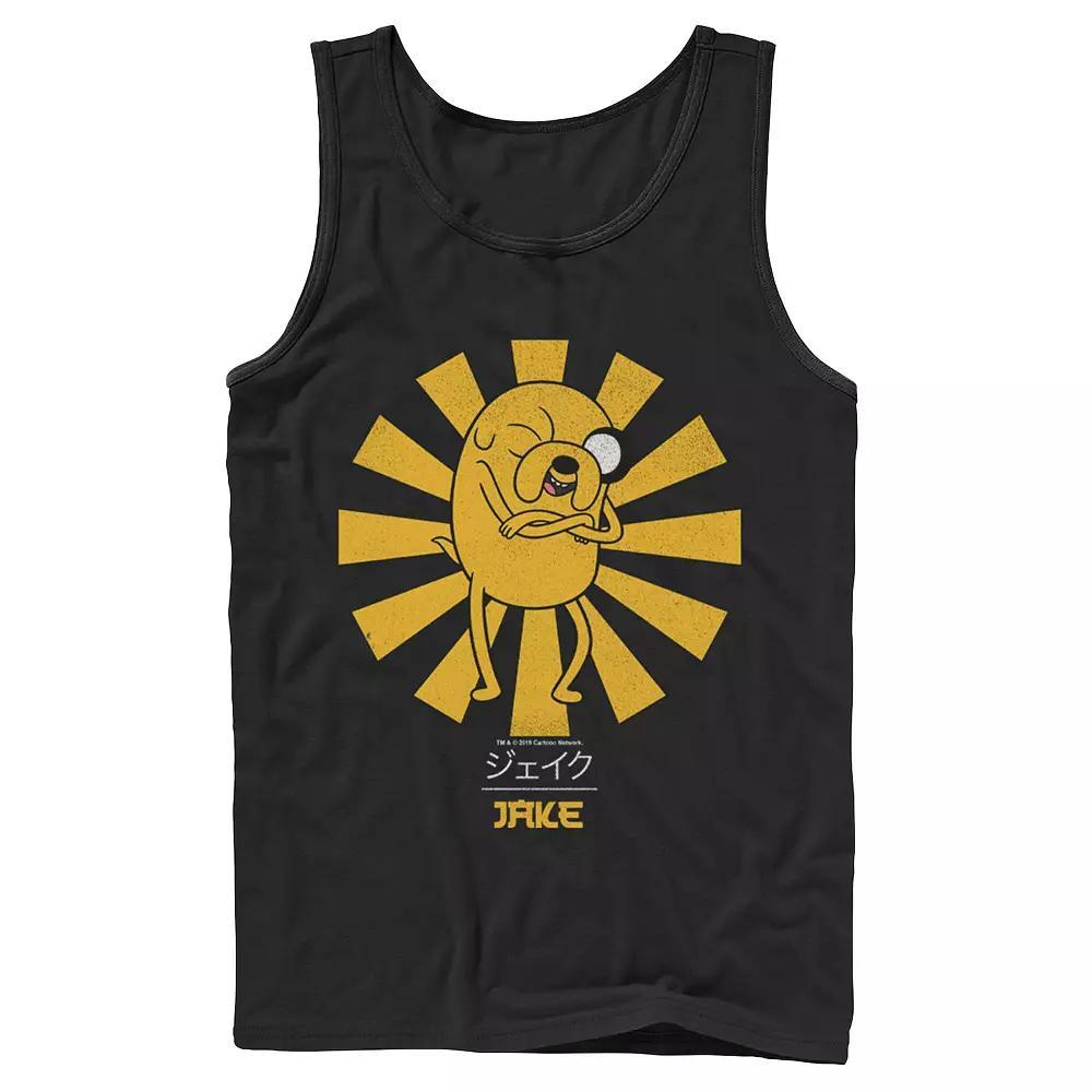 Men's Adventure Time Jake The Dog Kanji Portrait Tank Top,  Product Image