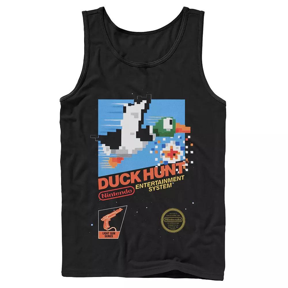 Men's Nintendo NES Duck Hunt Retro Vintage Cover Tank Top,  Product Image