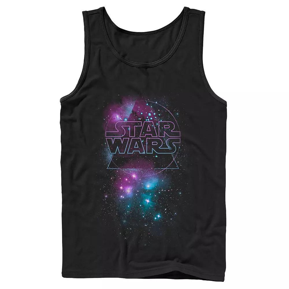 Men's Star Wars Galaxy Logo Geometrics Tank Top,  Product Image
