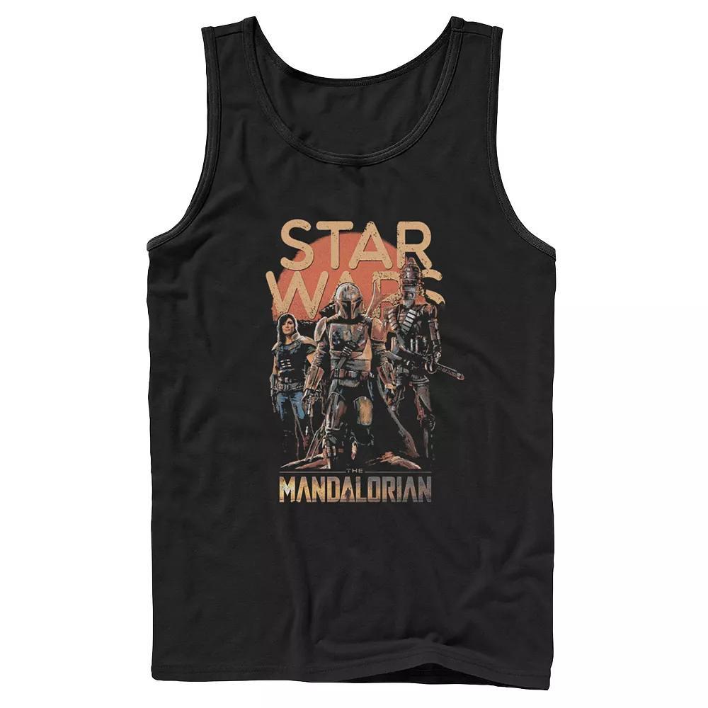 Mens Star Wars The Mandalorian Grunge Character Tank Top Product Image