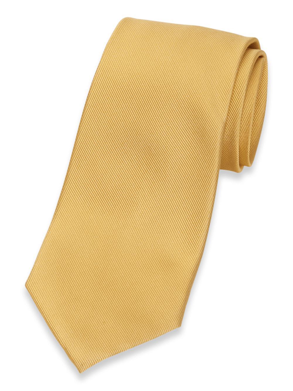 Solid Twill Woven Silk Tie - Pink Product Image