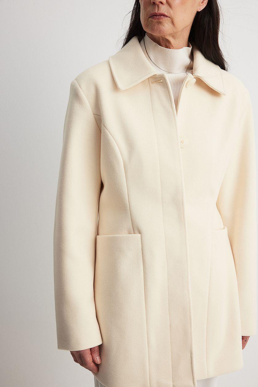 Short Sharp Shoulder Coat Product Image