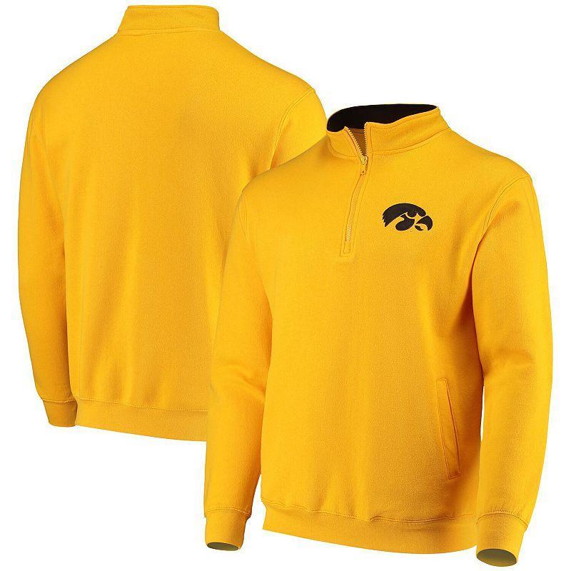 Men's Colosseum Gold Iowa Hawkeyes Tortugas Logo Quarter-Zip Jacket,  Product Image