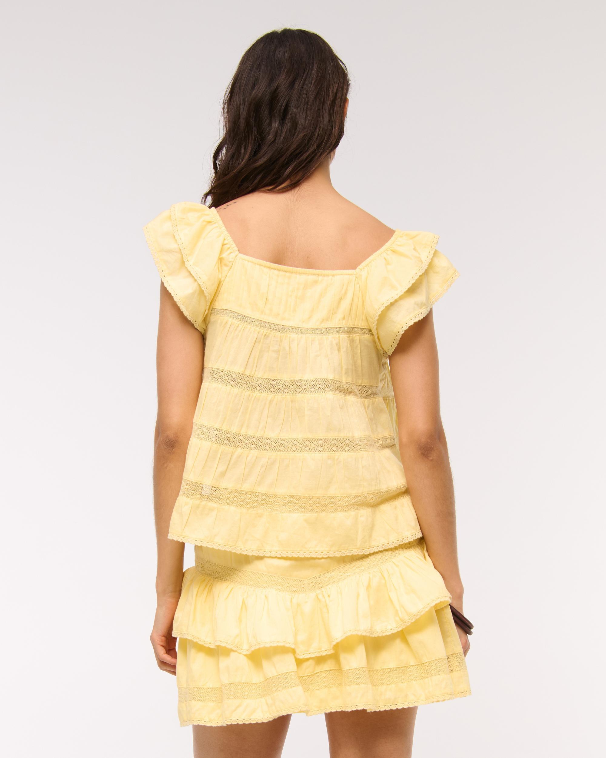 Ruffle Babydoll Top Product Image