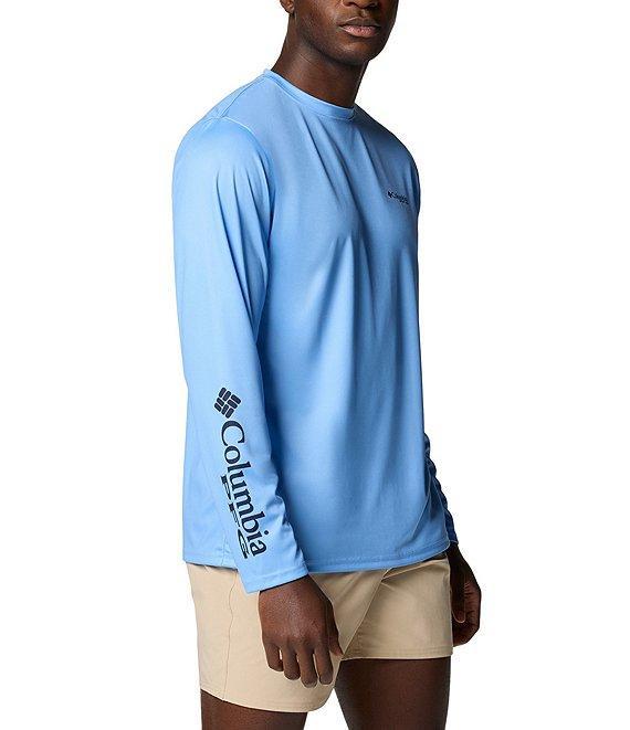 Columbia PFG Terminal Tackle Fins and Stripes Long Sleeve T-Shirt Product Image