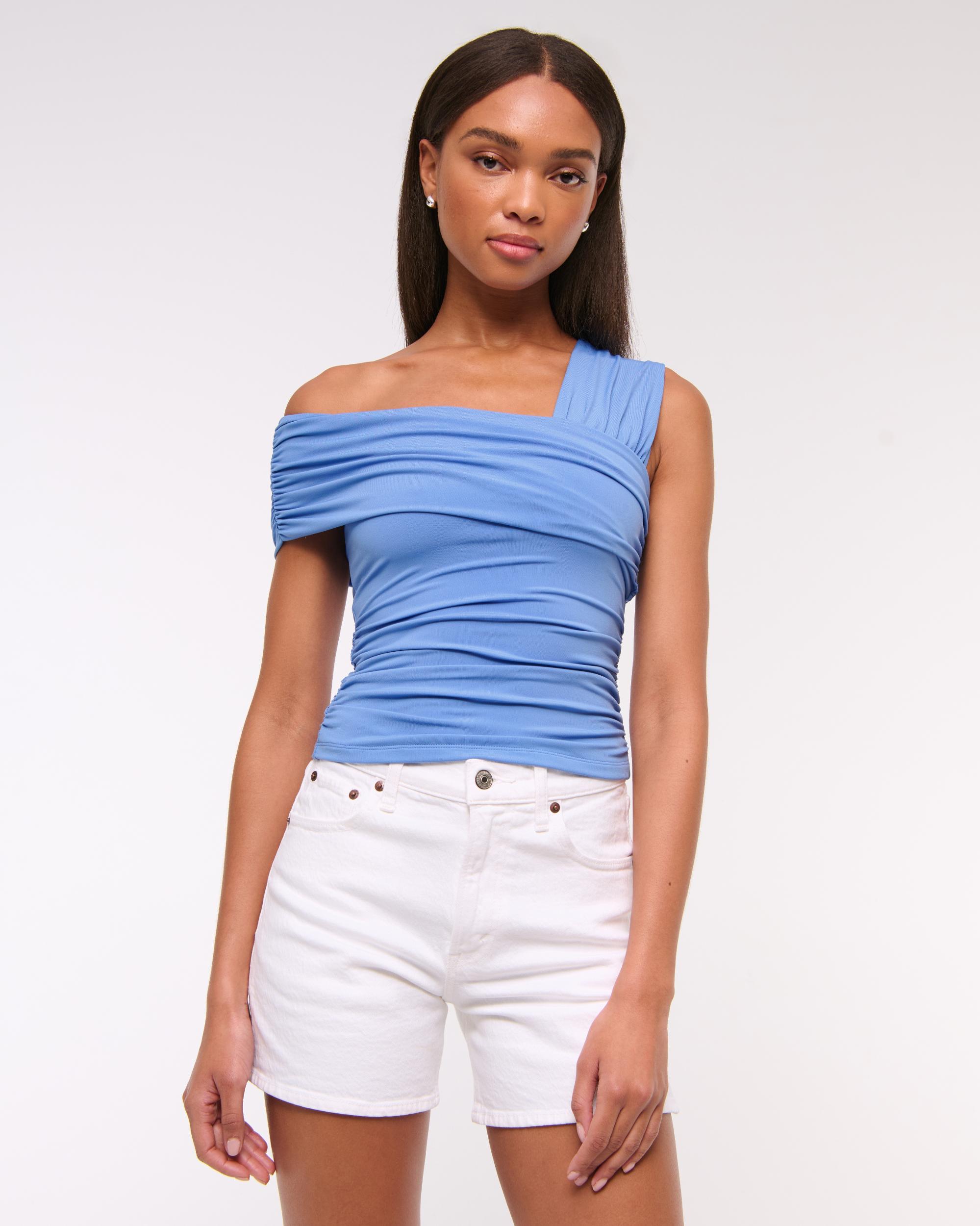 Asymmetrical Wrap Top Product Image