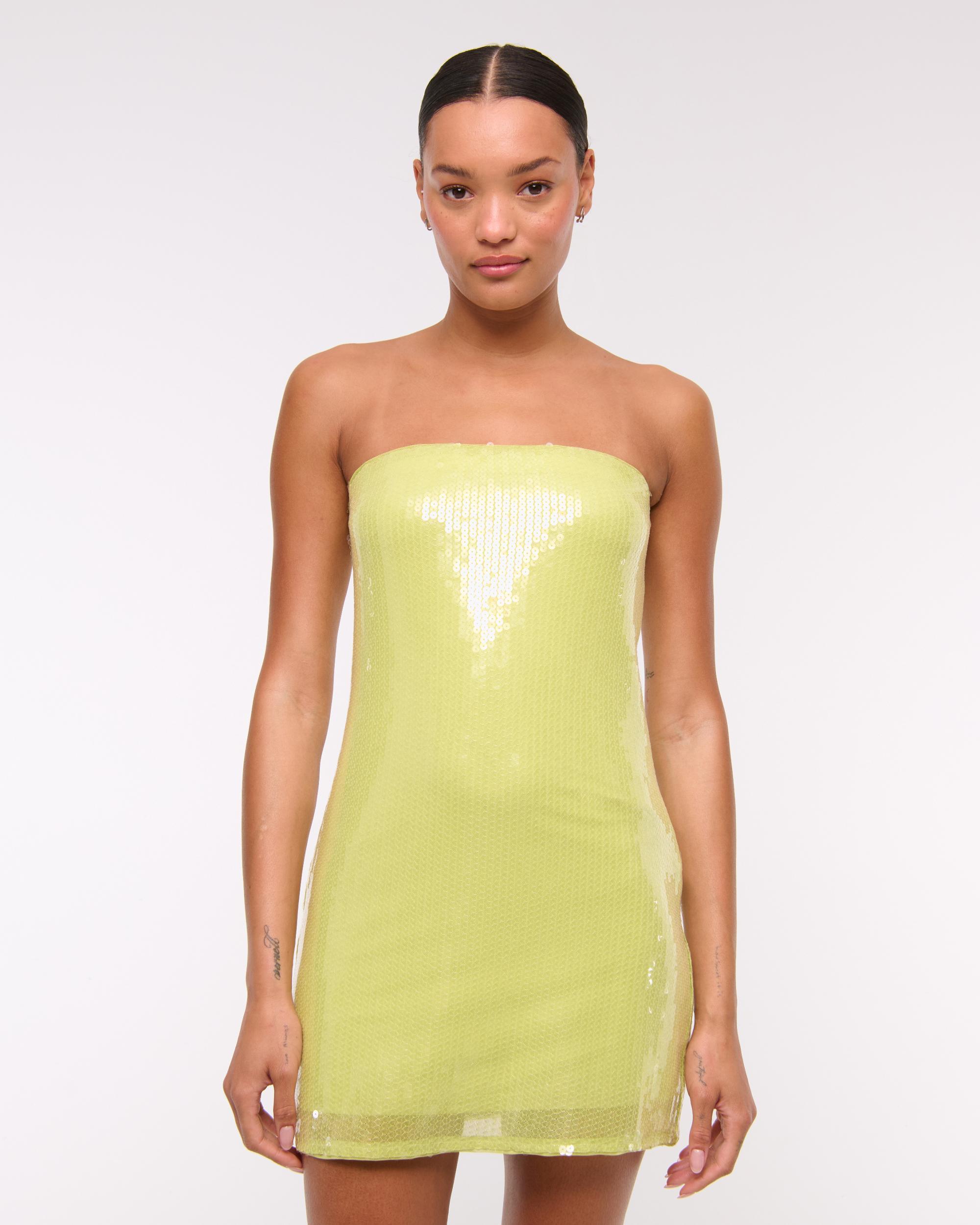 Strapless Sequin Mini Dress Product Image