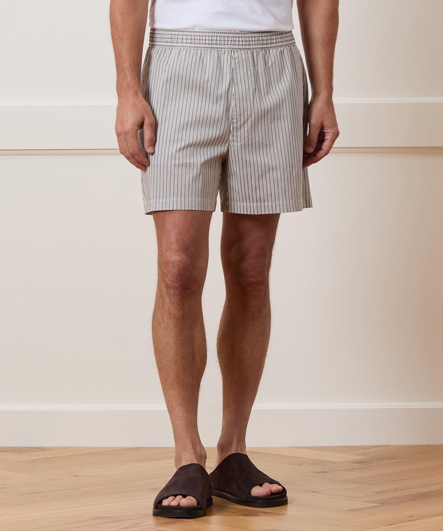 5" Striped Poplin Short Product Image