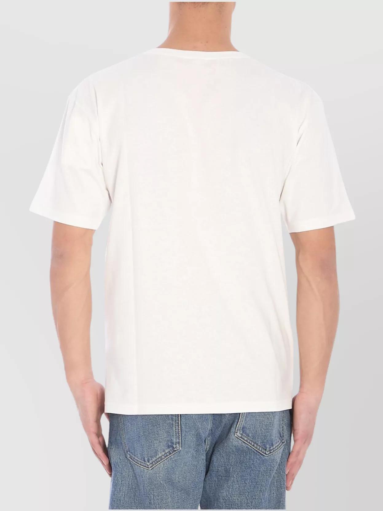 VALENTINO Mens Avorio Logo-print Crew-neck Cotton-jersey T-shirt Product Image