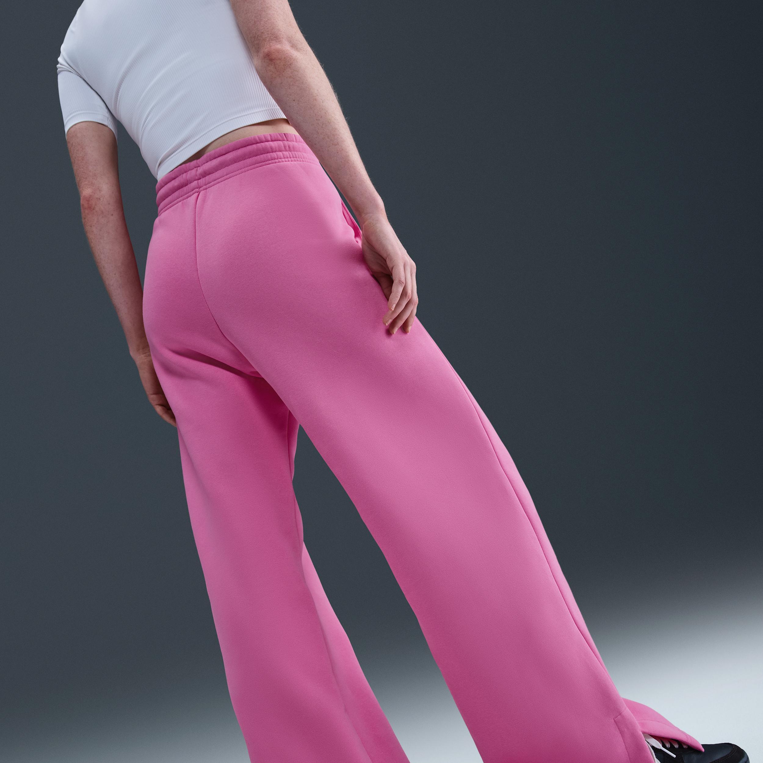 Womens Nike Sportswear Phoenix Fleece High-Waisted Wide-Leg Pants | IH1011-675 Product Image