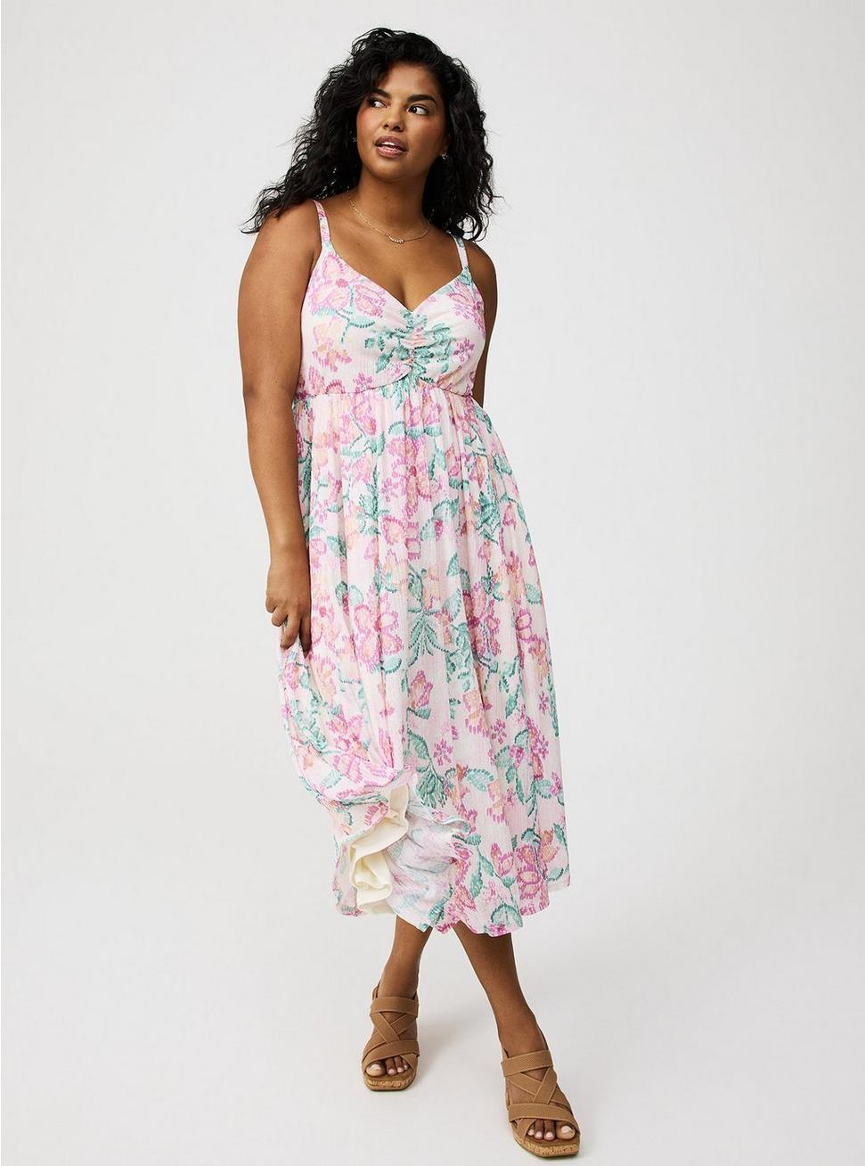 Sleeveless Tie-Back Midi Dress Product Image