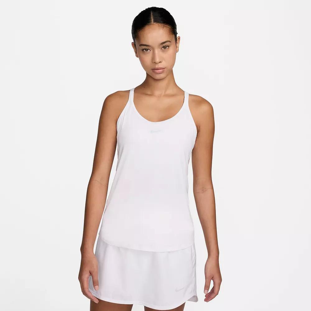 Women's Nike One Classic Dri-FIT Strappy Tank Top, Size: Large, Black Product Image