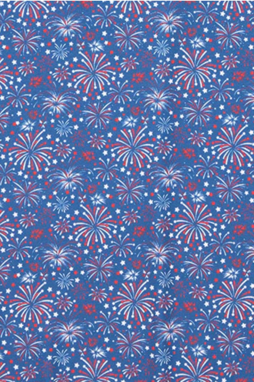 Fairhope Fireworks Print Polo Product Image