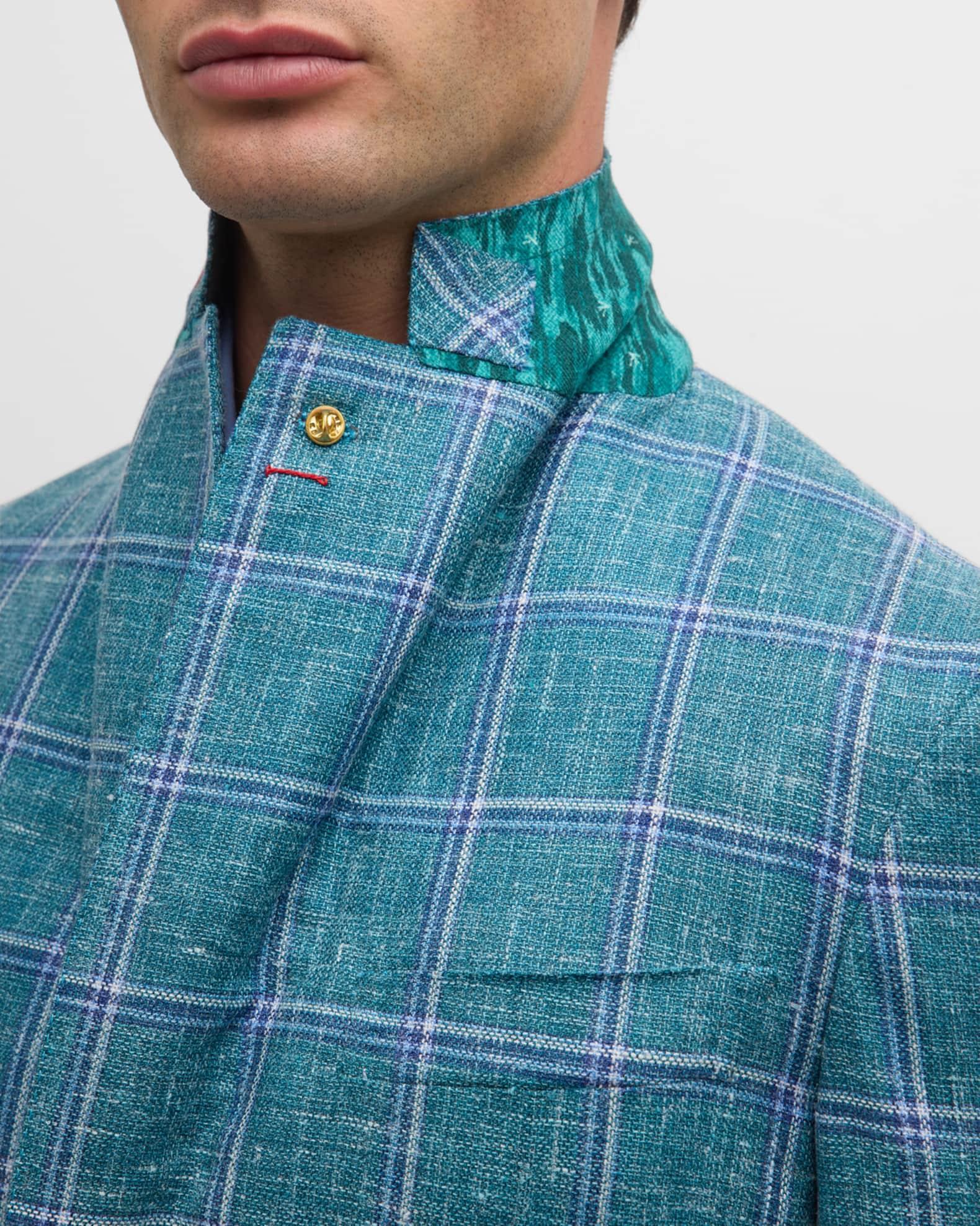 Men's Windowpane Wool-Blend Sport Coat Product Image