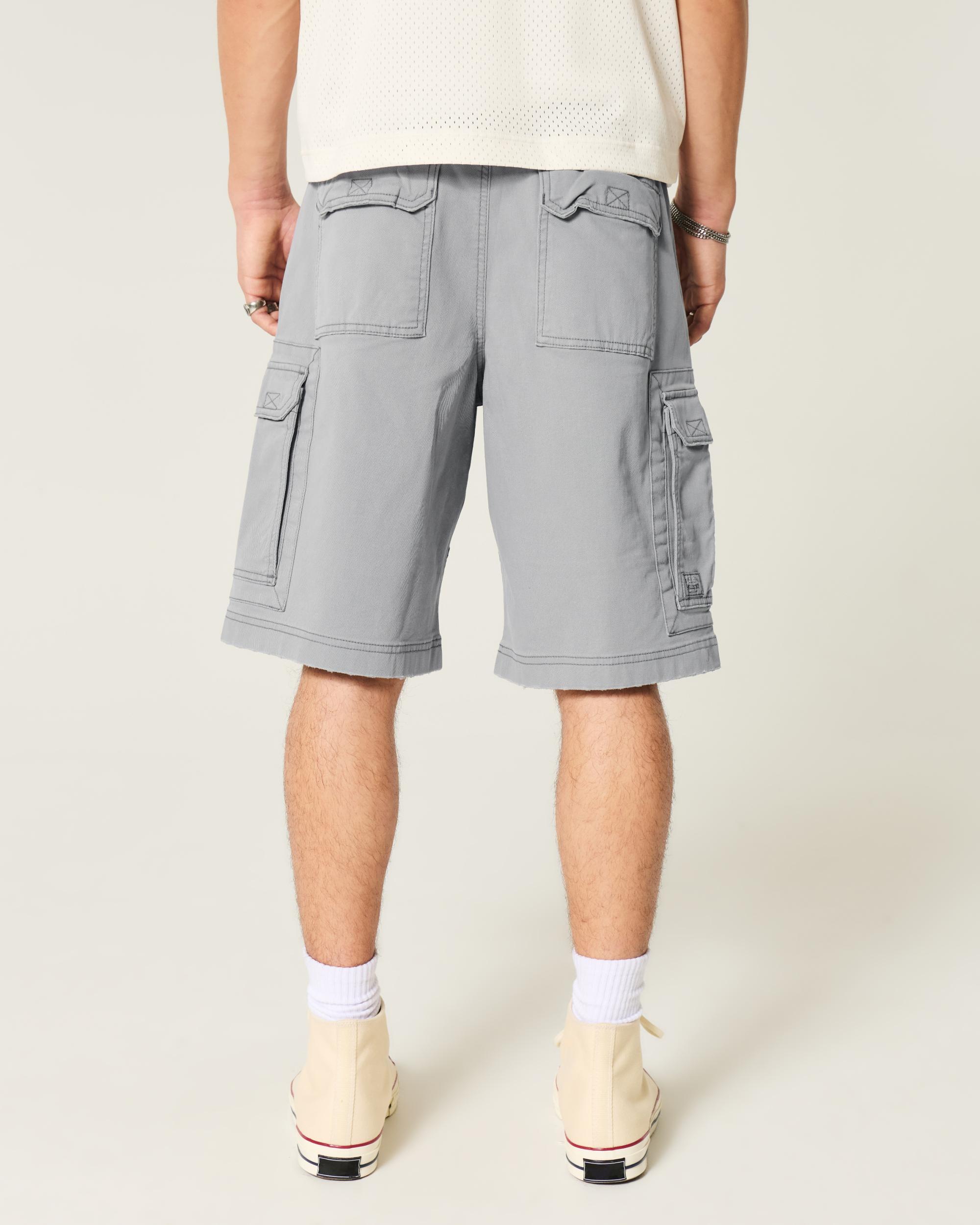 At-the-Knee Baggy Cargo Shorts Product Image