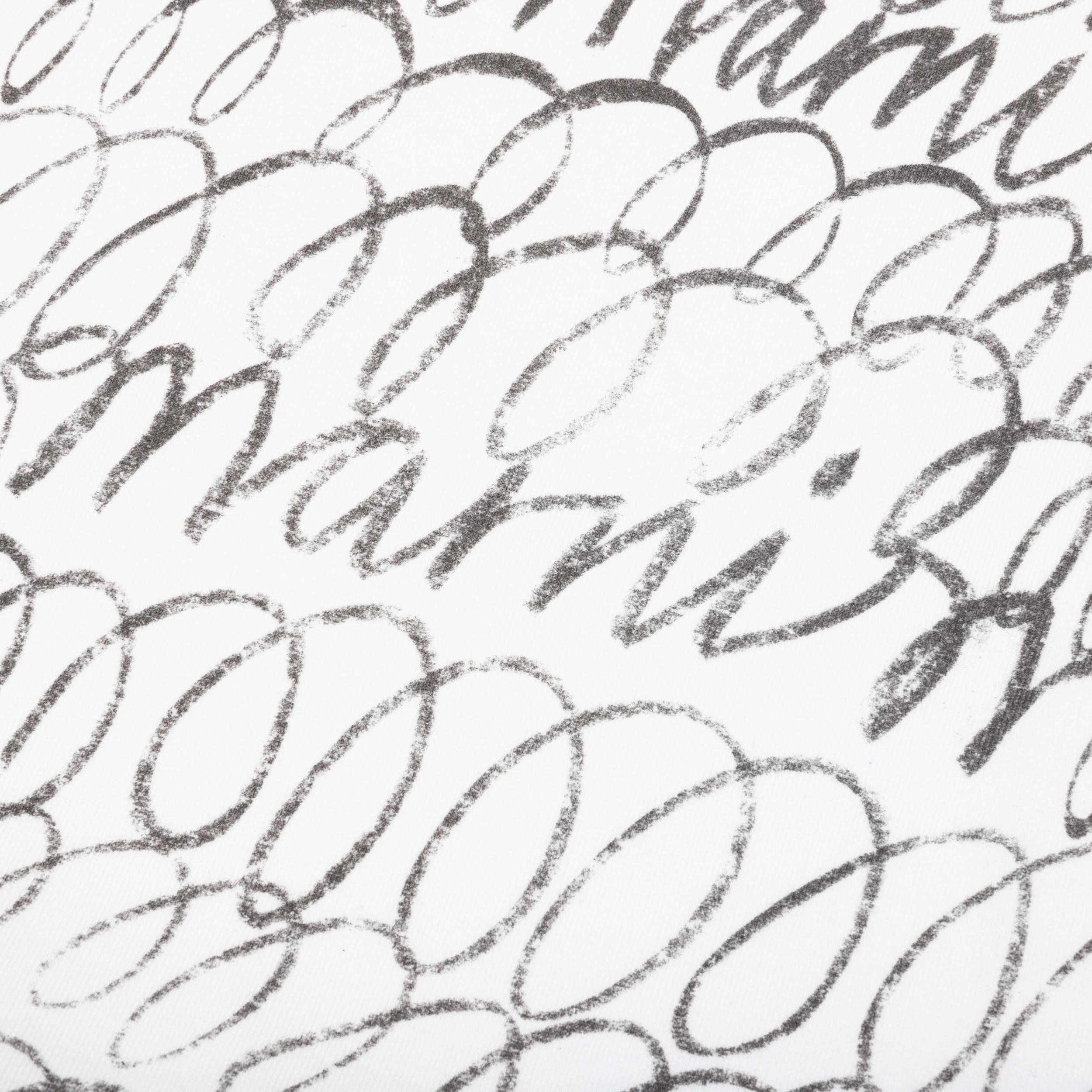 Scribble Printed Sweatshirt - Natural White Male Product Image