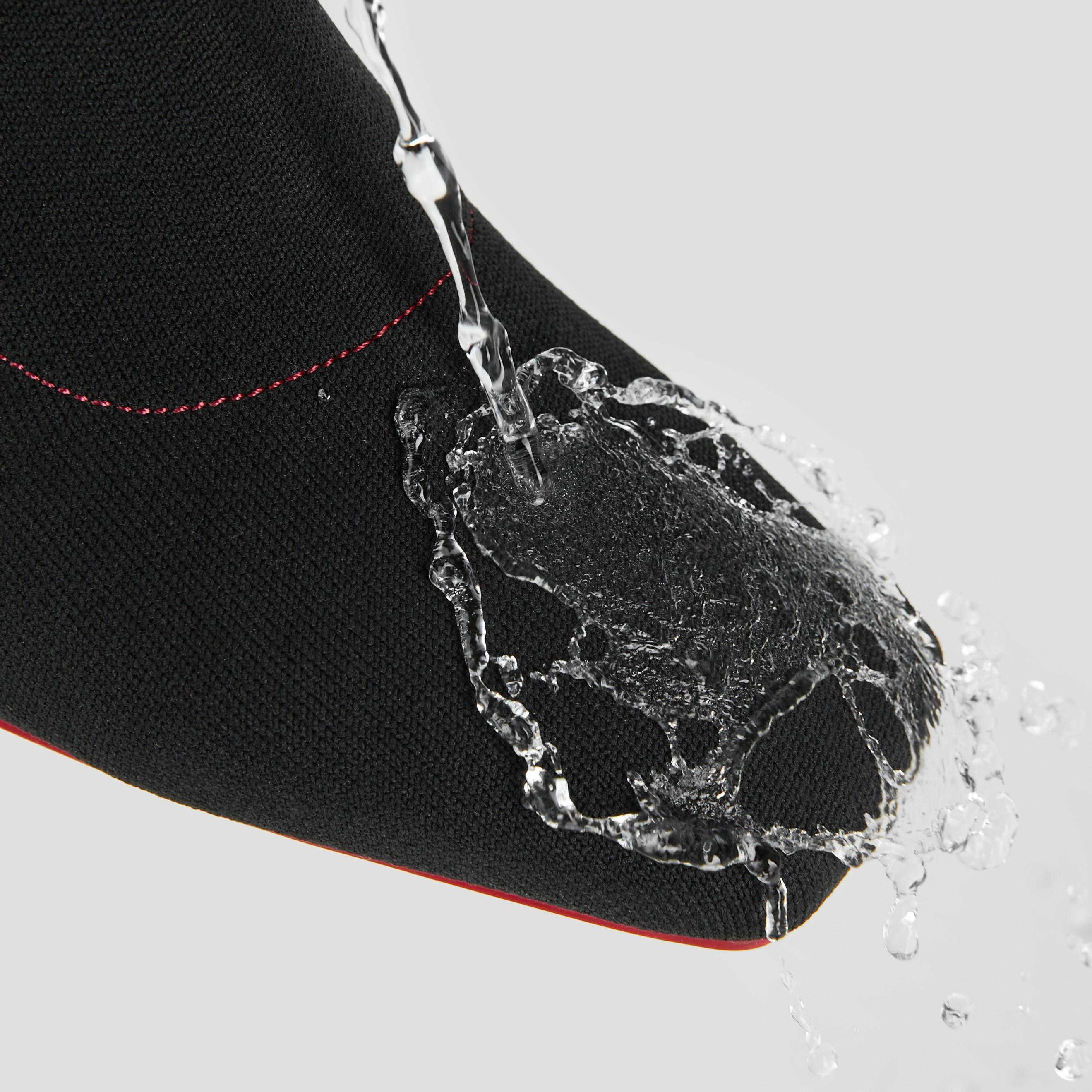 Square-Toe Water-Repellent Boots (Margot Wedge Bootie) Product Image