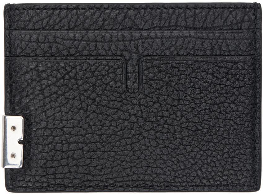 BURBERRY Black B Cut Card Holder Product Image