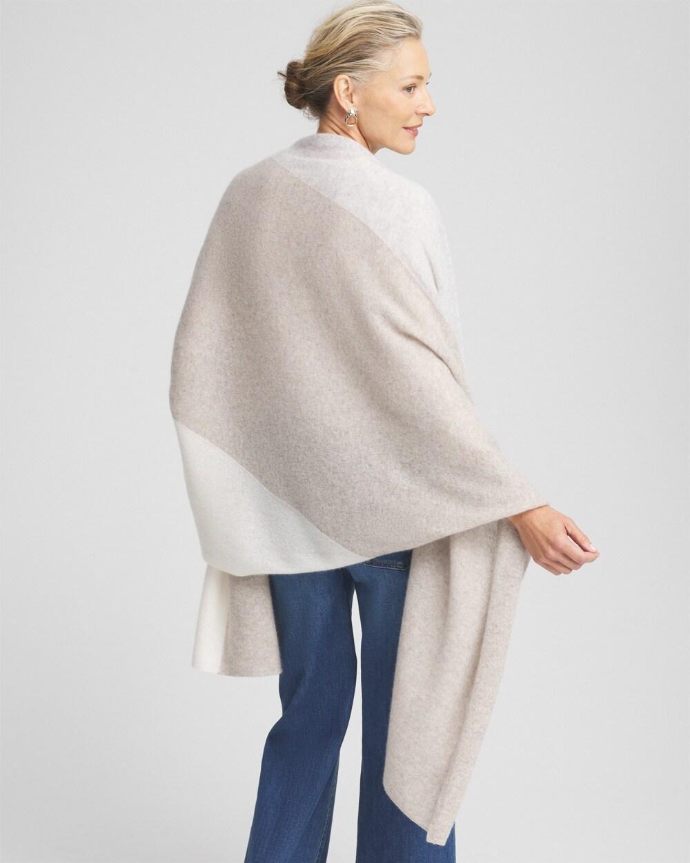 Colorblock Cashmere Wrap Product Image