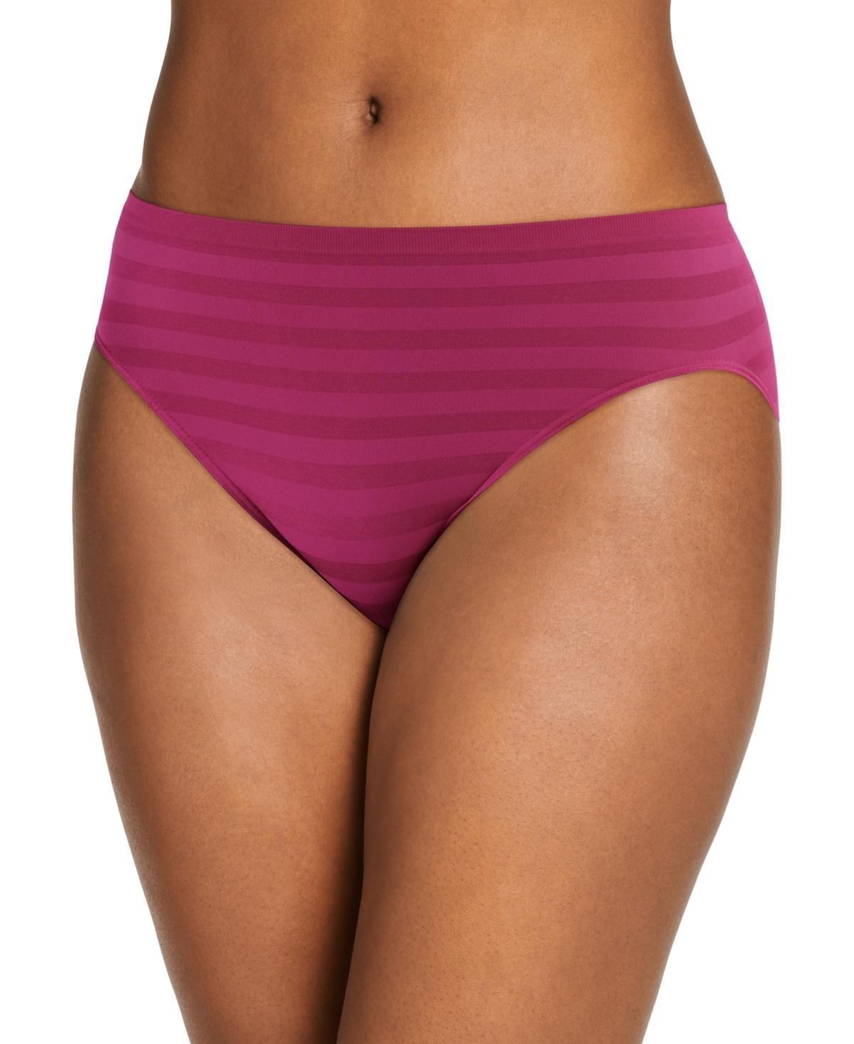 Jockey® Matte & Shine Seamfree® Hi Cut Panty - 1306 Product Image