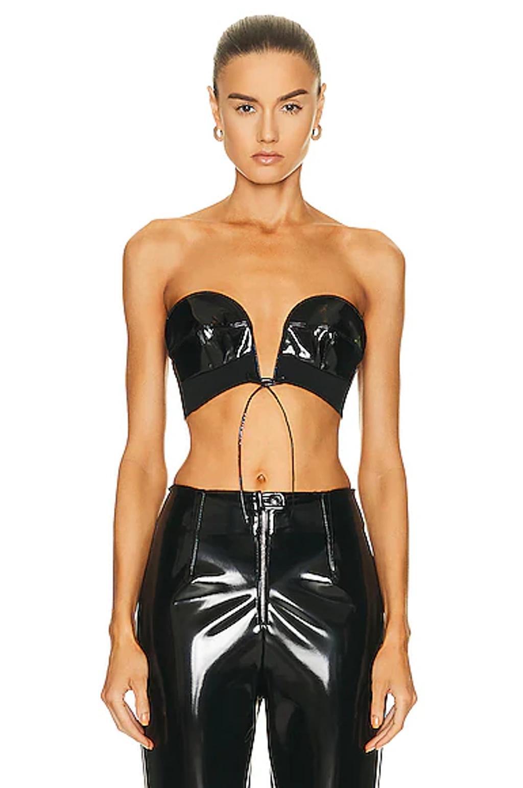 ALAÏA Molded Bustier In Black Product Image