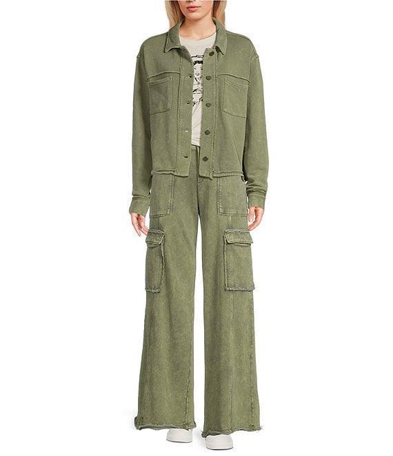 Flag and Anthem Holley Knit Cropped Utility Jacket Product Image