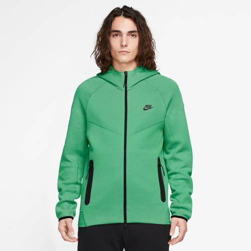 Nike Mens Nike Tech Fleece Full-Zip Hoodie - Mens Birch Heather/Black Product Image