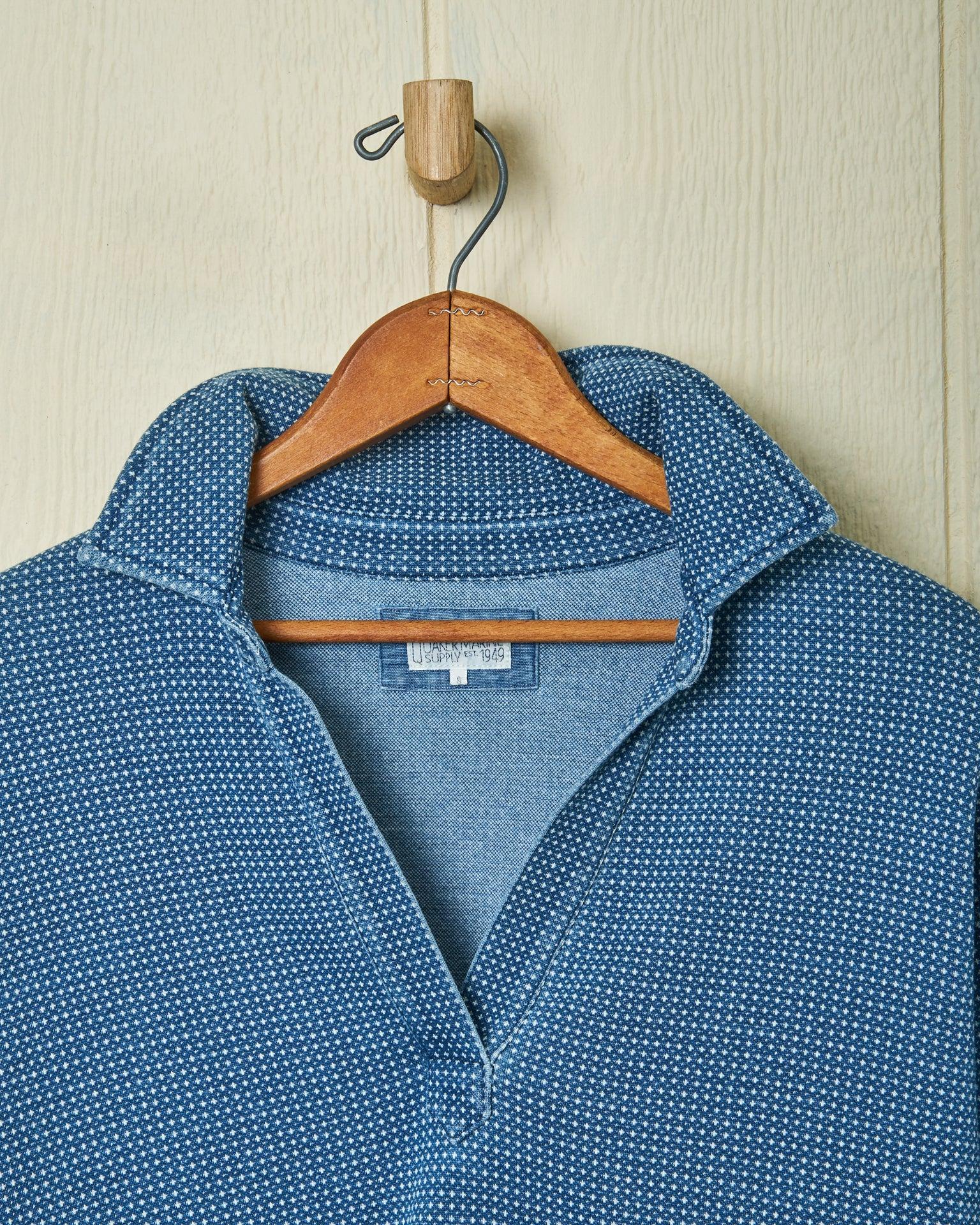 Indigo Inlet Pullover in Birdseye Pique Product Image
