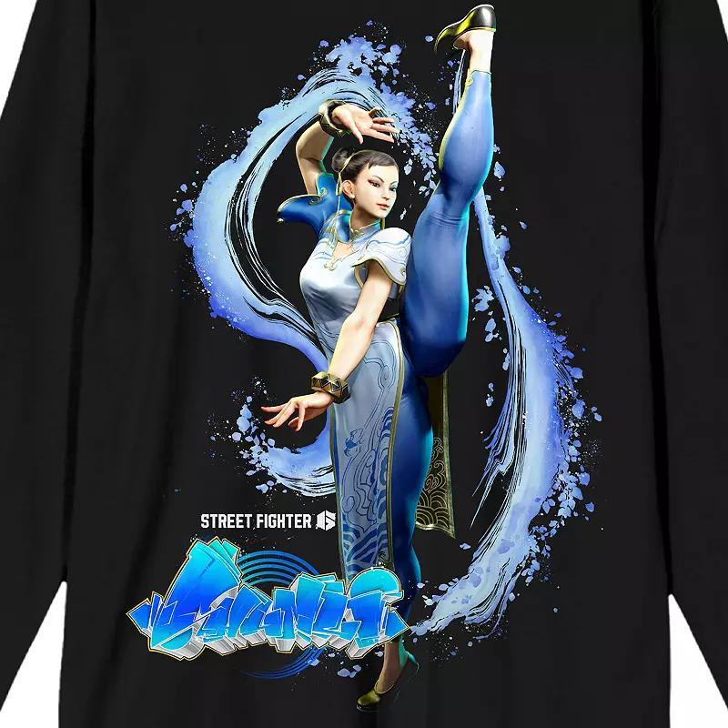 Men's Street Fighter VI Chun-Li Graphic Tee, Size: XL, Black Product Image