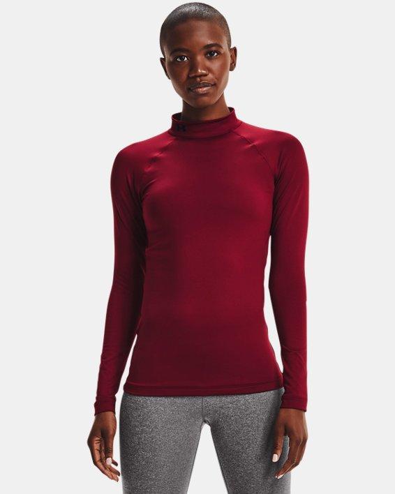 Womens ColdGear Mock Neck Long Sleeve Product Image