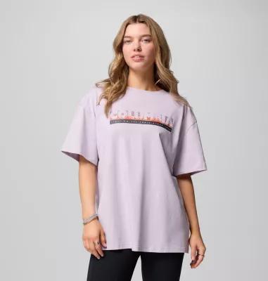 Columbia Womens Rolling Bend Graphic Oversized T-Shirt- Product Image
