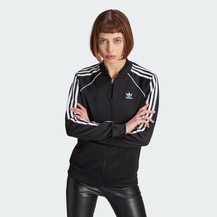 adidas Adicolor Classics SST Track Jacket Black S Womens Product Image