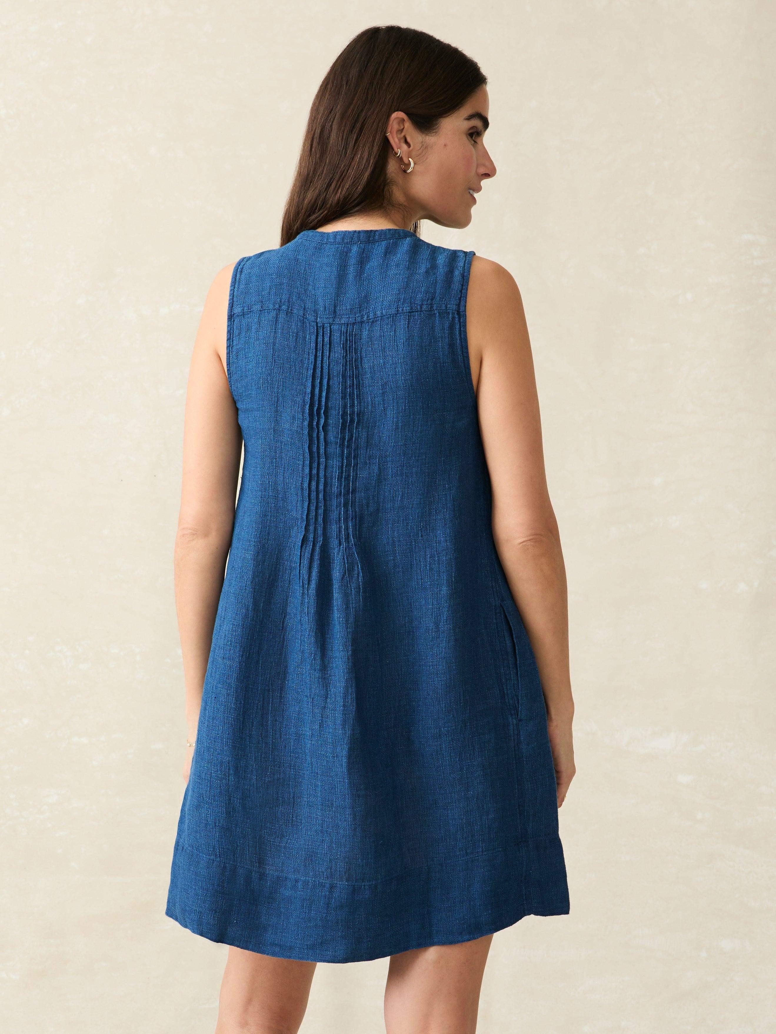 Isha Basketweave Dress - Indigo Female Product Image