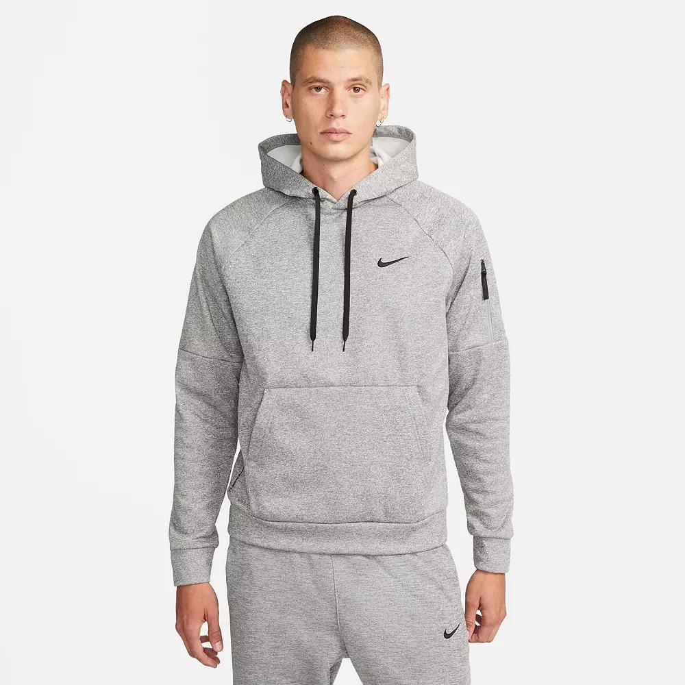 Big & Tall Nike Therma-FIT Pullover Fitness Hoodie, Men's, Size: XXL Tall, Dark Gray Grey Product Image