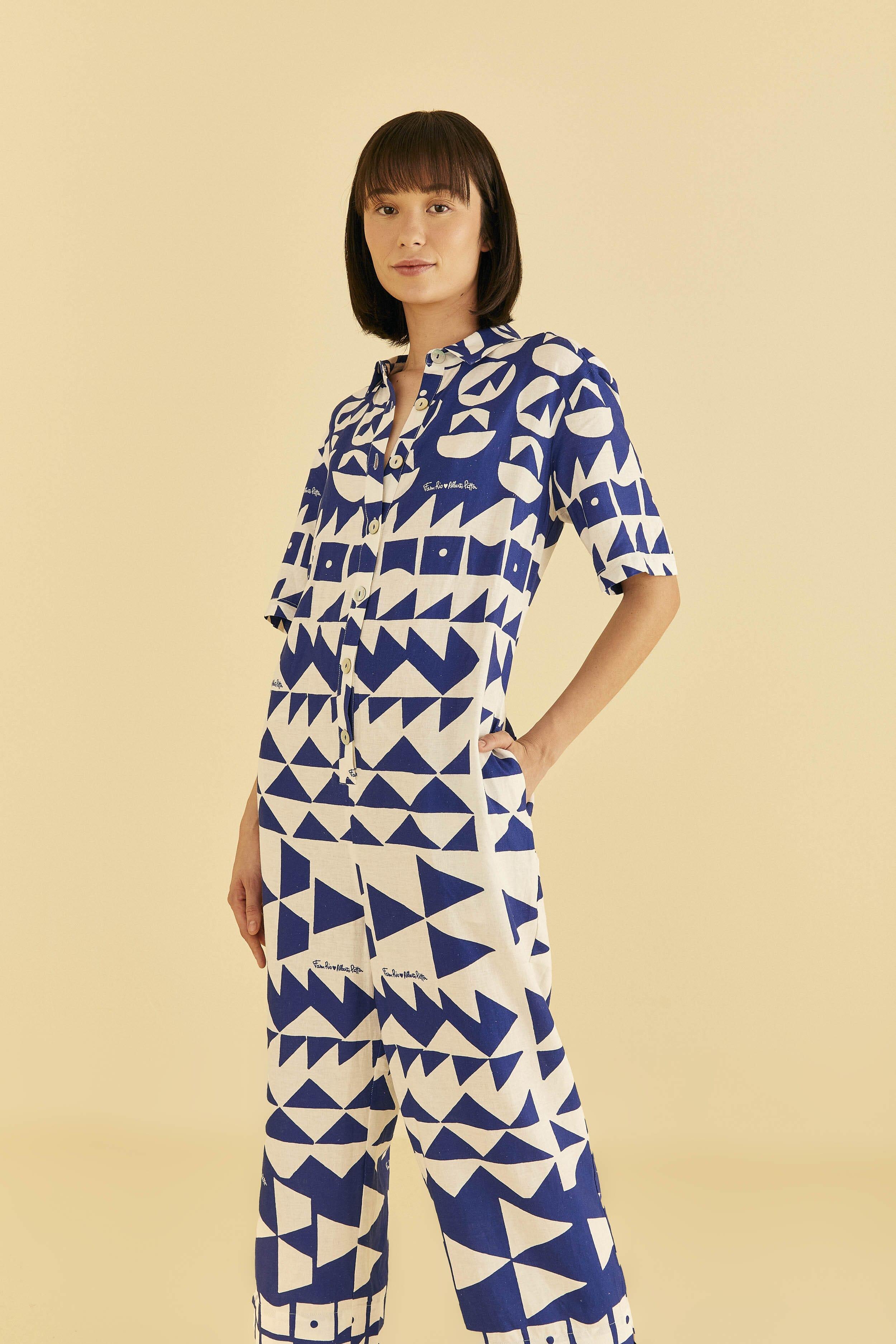 Off-White Pitta Tiles Jumpsuit Product Image