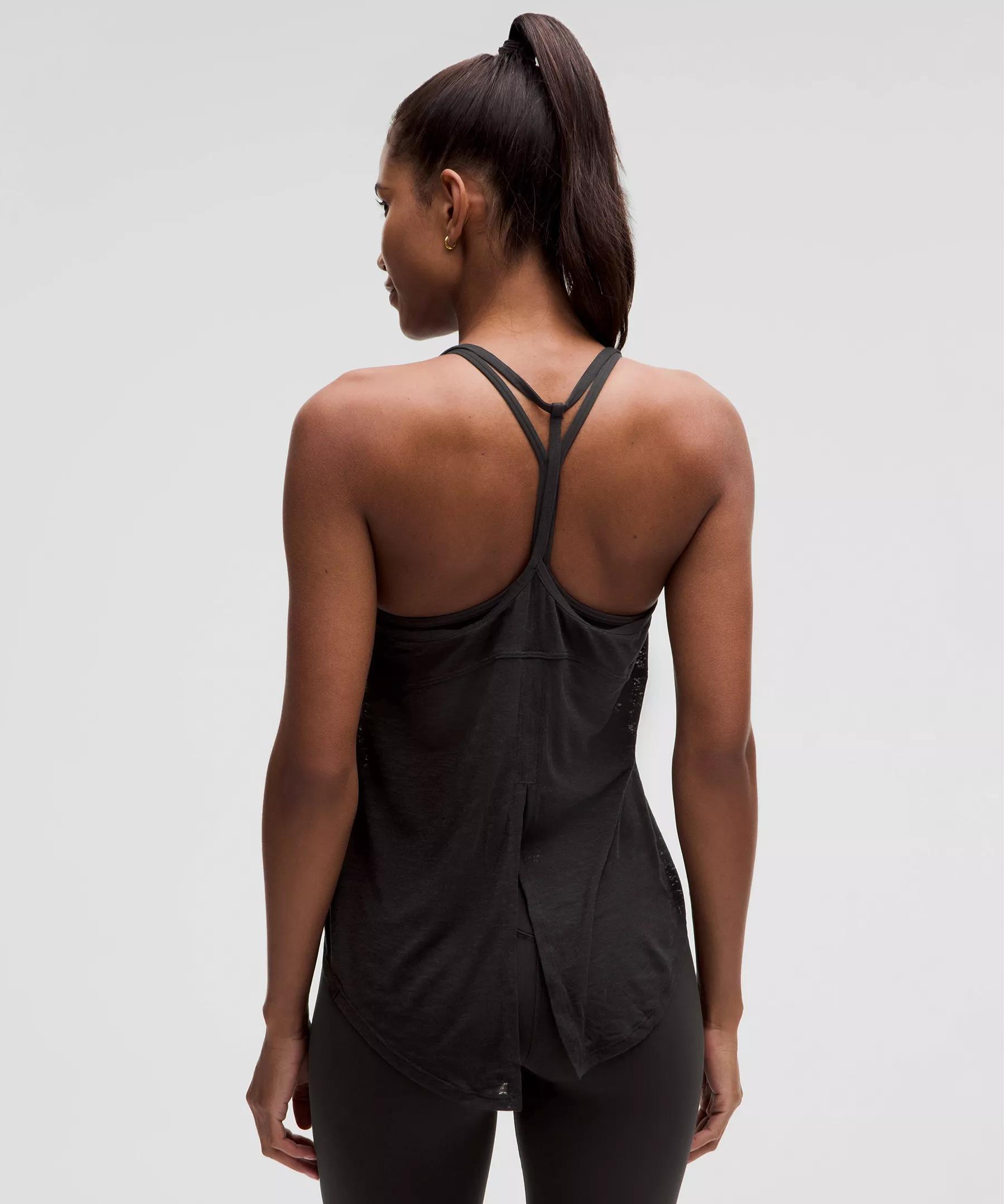 Tie-Back Lightweight Yoga Tank Top Product Image