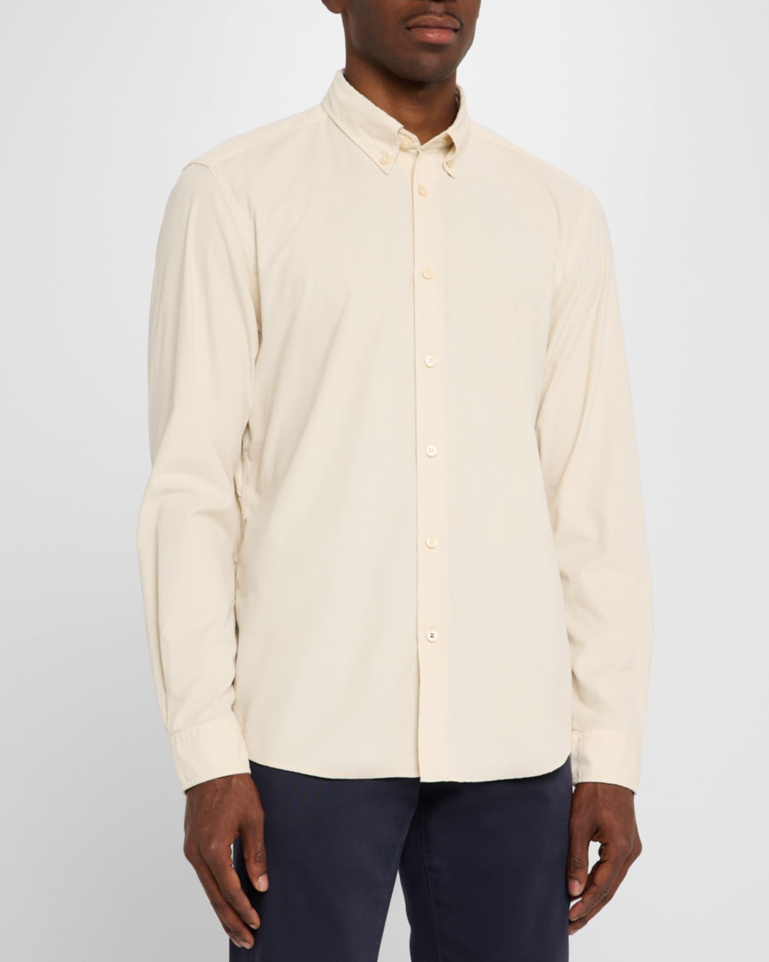Men's Liam Micro-Corduroy Casual Button-Down Shirt Product Image