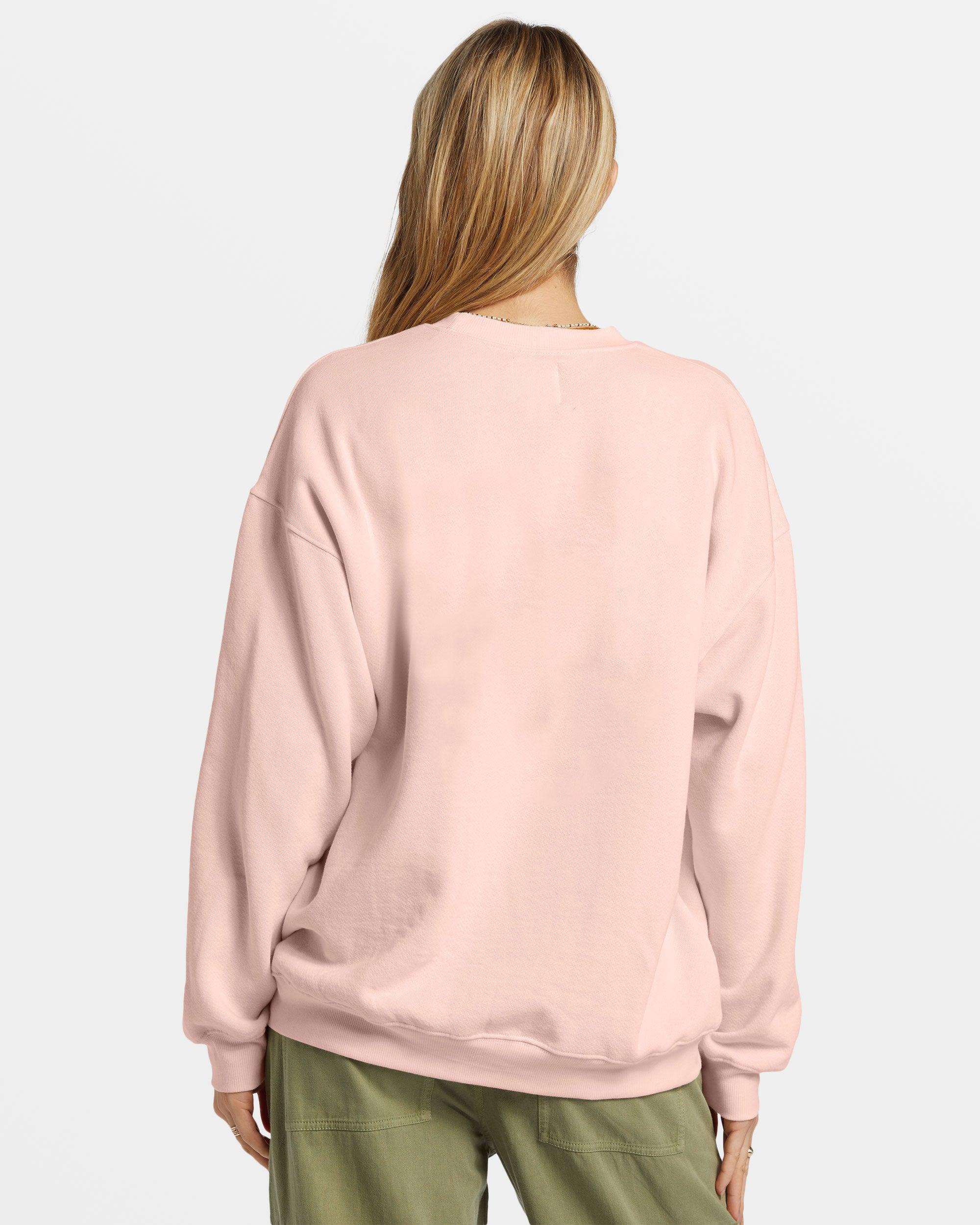 Ride In Oversized Crewneck Sweatshirt - Feelin Peachy Female Product Image